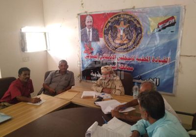 انتقالي أبين يبحث الأوضاع الخدمية بالوضيع وأحور