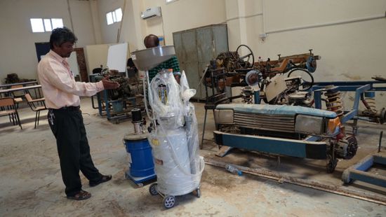 كير تُعيد تأهيل 3 معاهد تعليمية بعدن