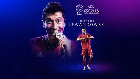 ليفاندوفسكي أفضل مهاجم في دوري الأبطال لموسم 2019-2020