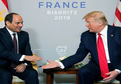 السيسي يوجه رسالة لـ ترامب بعد إصابته بكورونا (تفاصيل)