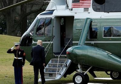 ترامب سينتقل بطائرة مروحية إلى مستشفى والتر ريد العسكري