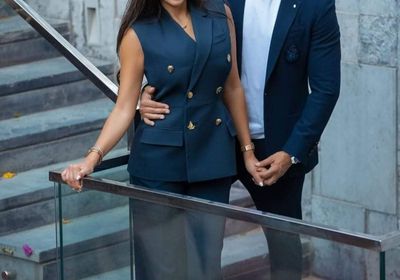 ياسمين صبري بصحبة زوجها أحمد أبو هشيمة في ظهور جديد