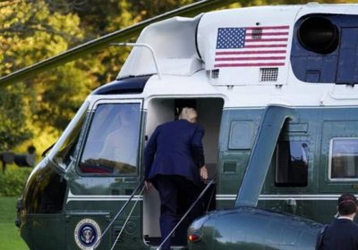 أول تصريح لترامب عقب دخوله المشفى