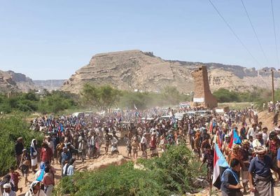 فعاليات شهيد العلم الجنوبي تُنادي برحيل الإخوان عن شبوة