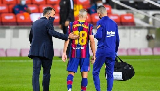 برشلونة يعلن تفاصيل إصابة جوردي ألبا