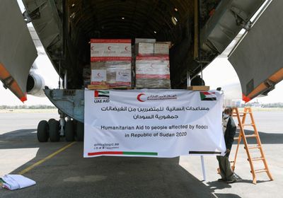 100 طن مواد اغاثة عاجلة من الإمارات للسودان
