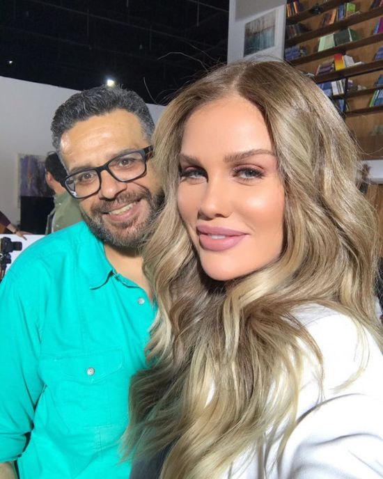 نيكول سابا تحيي ذكرى الأربعين لمدير أعمالها وائل المصري