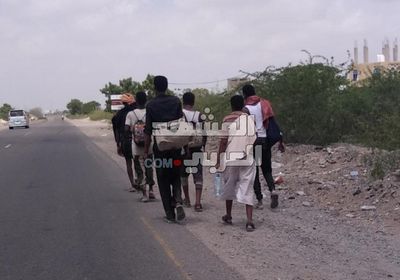 أفواج المهاجرين الأفارقة تعود إلى لحج