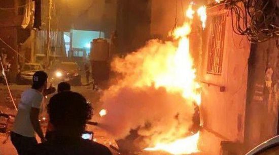 قتيلان في انفجار خزان للمازوت ببيروت