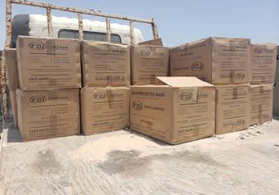 مساعدات أمريكية لمركز عزل كورونا بالمكلا