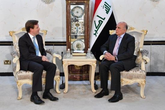  وزير الخارجية العراقي والسفير البريطاني يبحثان الزيارة المرتقبة للكاظمي