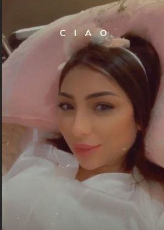 أول صور لـ دنيا بطمة بعد ولادة ابنتها الثانية