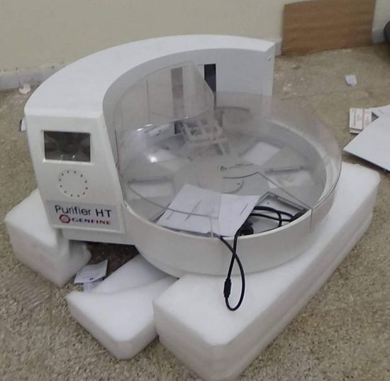 مستشفى ابن خلدون يتسلم جهازًا متطورًا لفحص "كورونا"