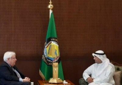 غريفيث والحجرف يبحثان آخر التطورات باليمن