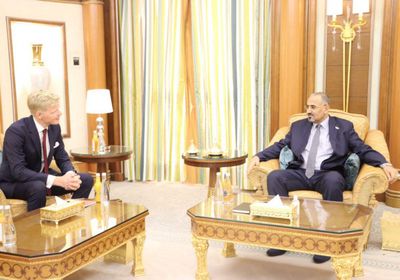 الزُبيدي وجروندبرج يستعرضان جهود "الانتقالي" لتنفيذ اتفاق الرياض