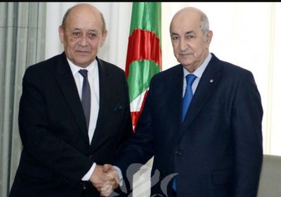  الرئيس الجزائري يناقش مع وزير الخارجية الفرنسي سُبل تعزيز التعاون الثنائي