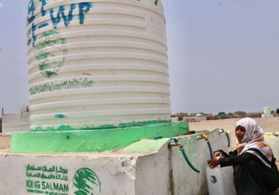 "سلمان للإغاثة" يضخ 743 ألف لتر مياه بالخوخة