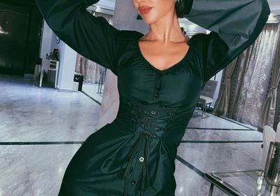 بسمة بوسيل تخطف الأنظار في أحدث إطلالتها