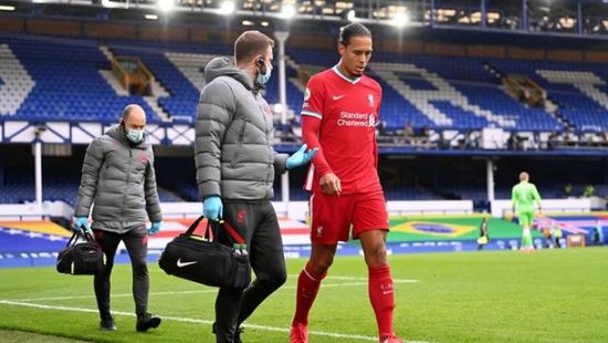 إخصائي طبي يحدد طبيعة إصابة فان دايك ومدة غيابه