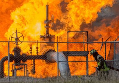  إصابة 5 أشخاص وتدمير 11 وحدة سكنية في انفجار أنبوب غاز بالأحواز