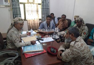 "انتقالي أبين" يبحث الجاهزية القتالية للقوات الجنوبية 