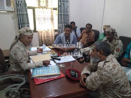 "انتقالي أبين" يبحث الجاهزية القتالية للقوات الجنوبية 