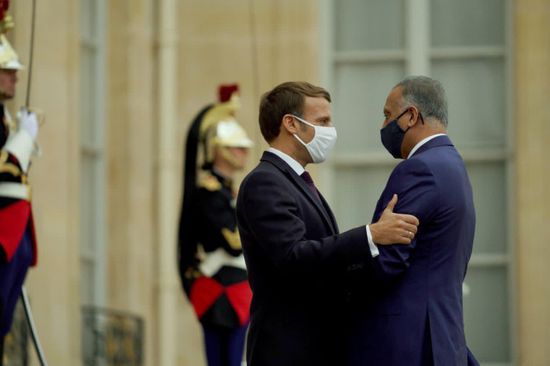  تفاصيل لقاء الوزراء العراقي بالرئيس الفرنسي في الأليزيه