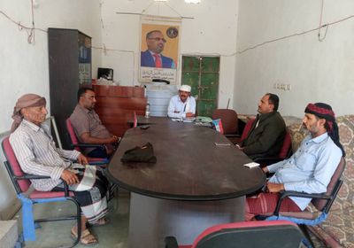 "تنظيمية انتقالي لحج" تبحث تعزيز نشاط المجلس بحبيل الجبر