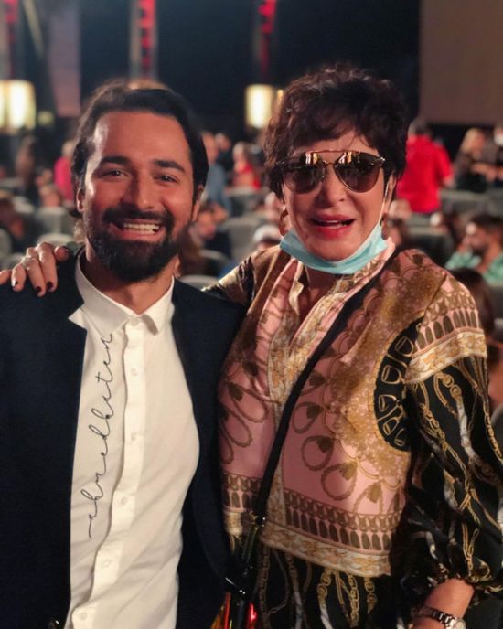 "عصابة حمادة وتوتو".. أحمد حاتم بصحبة لبلبة في مهرجان الجونة