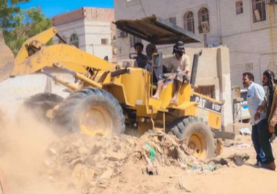 إعادة فتح شارع الشرطة بالشيخ عثمان (صور)