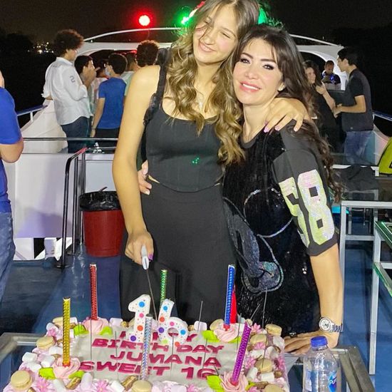 بالصور.. لقاء سويدان تحتفل بعيد ميلاد ابنتها