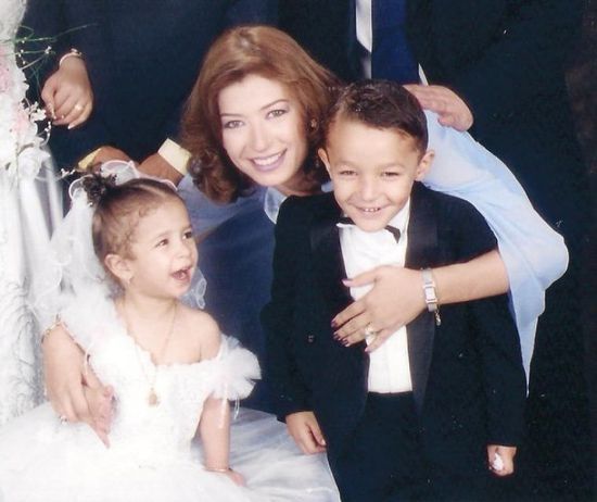 من الطفولة.. منال سلامة تنشر صور أبنائها