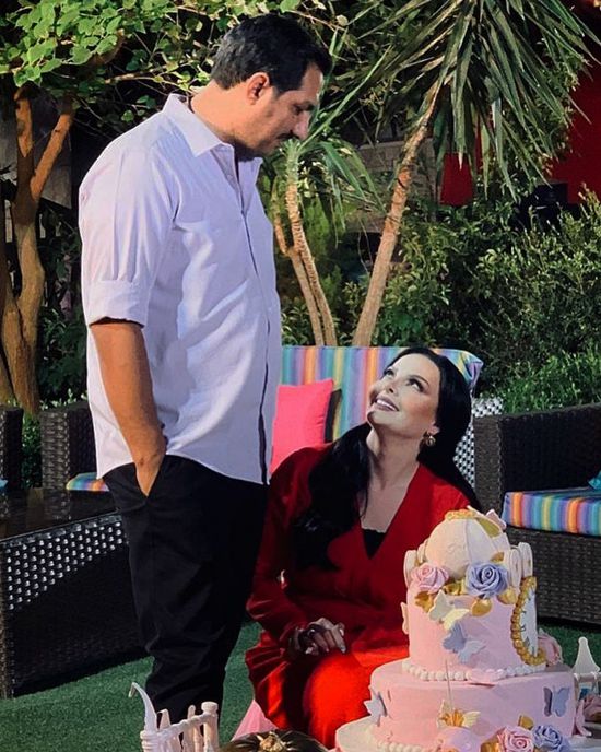 مع زوجها معاذ العمري.. ديانا كرزون تحتفل بعيد ميلادها