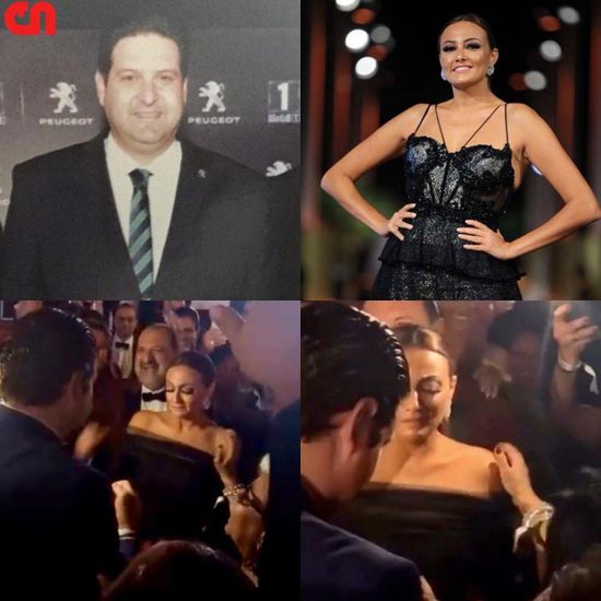 بكاء بشرى بعد مفاجأة خطوبتها في ختام مهرجان الجونة (فيديو)