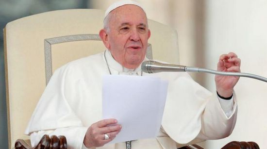 بابا الفاتيكان يستنكر احتجاج المواطنين بسبب الإجراءات الاحترازية