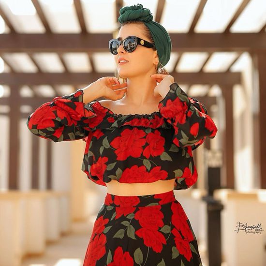 عائشة بن أحمد وسط الطبيعة في ظهور جديد لها (صور)