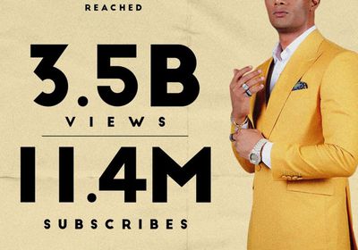 محمد رمضان يحتفل بوصول قناته على "يوتيوب" لـ3.5 بليون مشاهدة