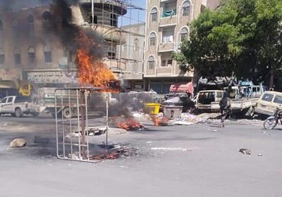 بالصور.. مليشيا الإخوان تواصل نشر الفوضى بشوارع تعز