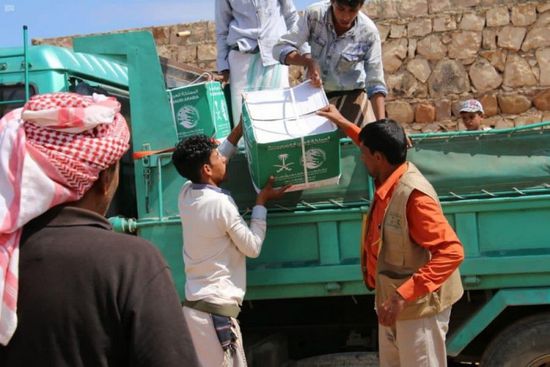 4800 شخص بحديبو يتلقون مساعدات سعودية