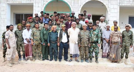 بن قبلان يتفقد معسكر الحزام الأمني الجديد بسقطرى