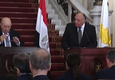  مصر وفرنسا تؤكدان تمسكهما بحوار ليبي ليبي لحل الأزمة