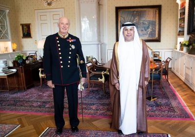 سفير دولة الإمارات يقدم أوراق اعتماده إلى ملك النرويج
