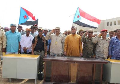 بالصور.. تدشين معسكر جديد لقوات الحزام الأمني في سقطرى