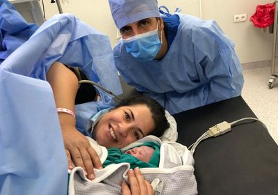 إنجي وجدان تُرزق بـ "نازلي"