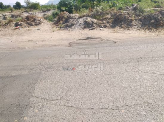 صيانة طريق جعار ـ الحصن تُشكل خطرًا على السائقين
