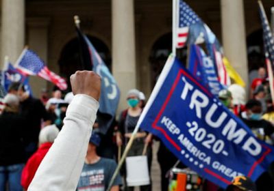  تظاهرات لأنصار ترامب في واشنطن احتجاجا على نتائج الانتخابات &lrm;