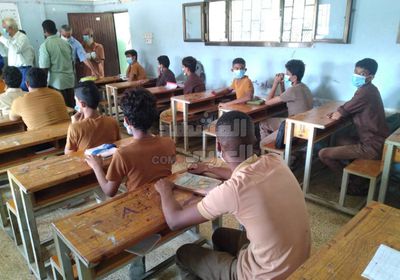 "يونيسف" تحصن طلاب مدارس أبين بمستلزمات وقائية (صور)