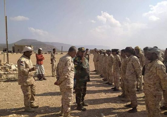 مراجعة جاهزية الكتيبة العسكرية بنوجد جنوب سقطرى