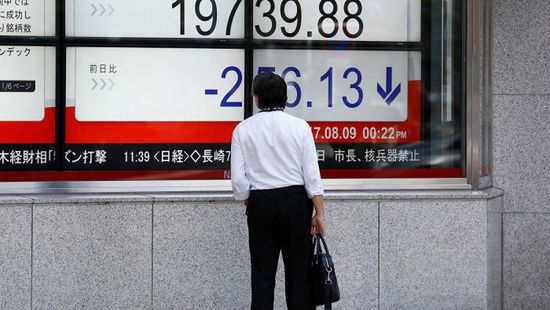 الأسهم اليابانية تقفز في بورصة طوكيو