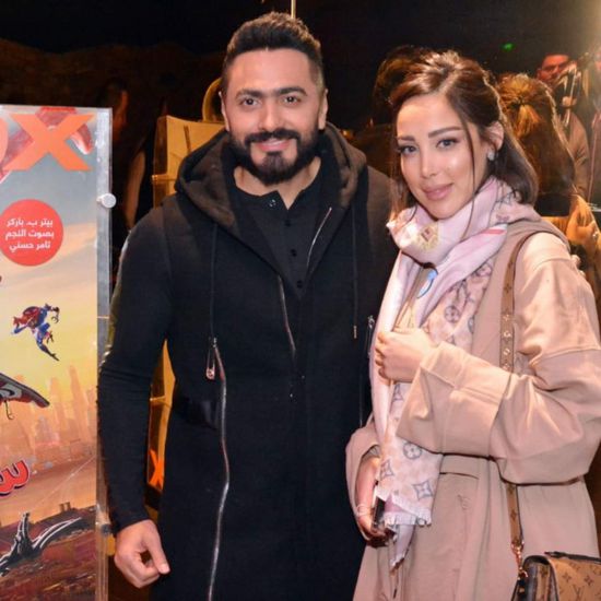 في أول تعليق على أخبار انفصاله.. تامر حسني لبسمة بوسيل :متهورة بس بحبك